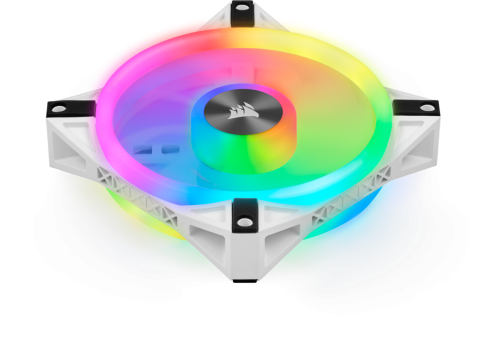 Corsair iCUE QL120 RGB 120mm PWM Single Fan White