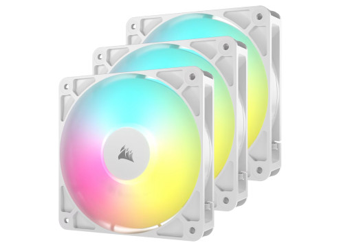 Corsair RS120 ARGB 120mm PWM Fans - Triple Pack - White
