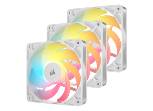 Corsair RS120-R ARGB 120mm PWM Reverse 3xFans - White