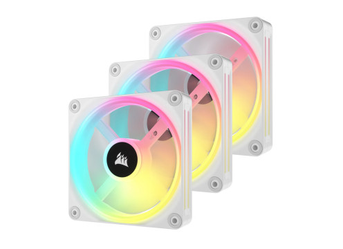 Corsair iCUE LINK QX120 RGB White 120mm PWM - x3 Fans Starter Kit