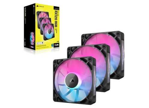 Corsair iCUE LINK RX120 RGB PWM 120mm 3x Fan Starter Kit