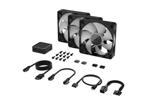 Corsair iCUE LINK RX120 RGB PWM 120mm 3x Fan Starter Kit