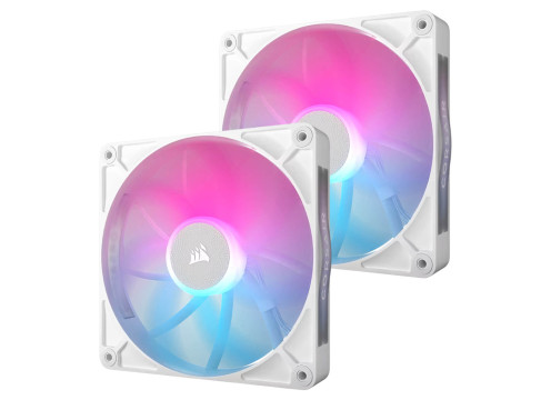 Corsair iCUE LINK RX140 RGB 140mm PWM 2xFans Start Kit White