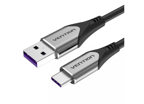 כבל Vention USB-A to USB-C 5A/40W Super Charge 2m