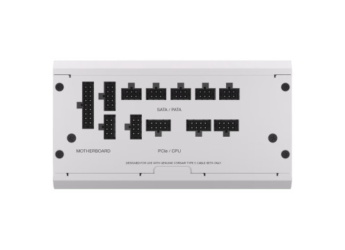 ספק כוח Corsair PSU 850W RM850x SHIFT 80+ Gold Fully Modular White
