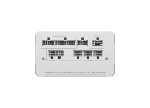 ספק כוח Corsair RM1000e 1000W ATX 3.1 Gold Fully Modular White