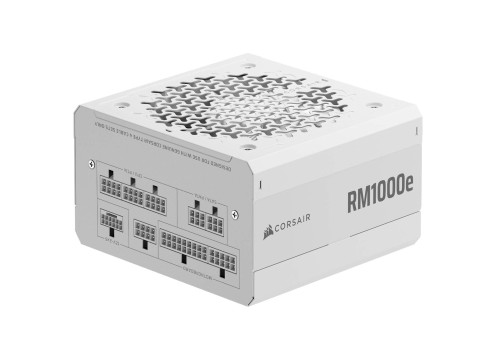 ספק כוח Corsair RM1000e 1000W ATX 3.1 Gold Fully Modular White