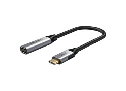 מתאם CABLETIME USB Type C to Mini DP 1.2 (F) 4K/60Hz 0.2m