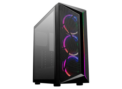 מארז מחשב עם ספק כוח CoolerMaster CMP510 ARGB + MWE 650W V2 Bronze