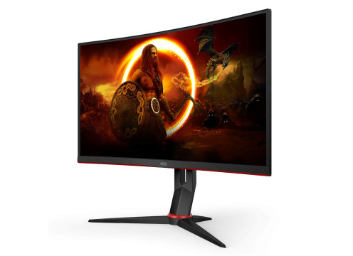 מסך מחשב קעור לגיימינג AOC 27" VA QHD 165Hz 1ms 1500R