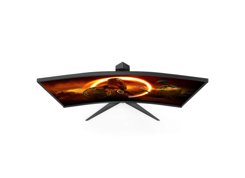 מסך מחשב קעור לגיימינג AOC 27" VA QHD 165Hz 1ms 1500R