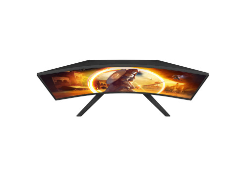 מסך מחשב קעור לגיימינג AOC 31.5" VA QHD 180Hz 0.5ms 1500R