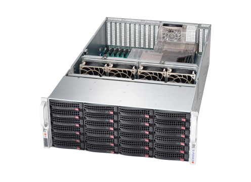 SuperMicro 4U 24x 3.5" Hot-swap 1200W SuperChassis