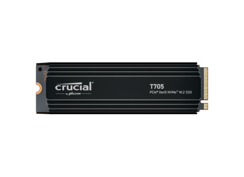 Crucial T705 4.0TB PCIe Gen5 NVMe M.2 SSD with Heatsink