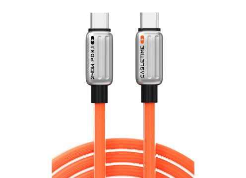CABLETIME USB-C 240W Charging Cable 2m - Orange