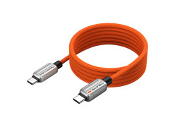CABLETIME USB-C 240W Magnetic Charging Cable 2m - Orange
