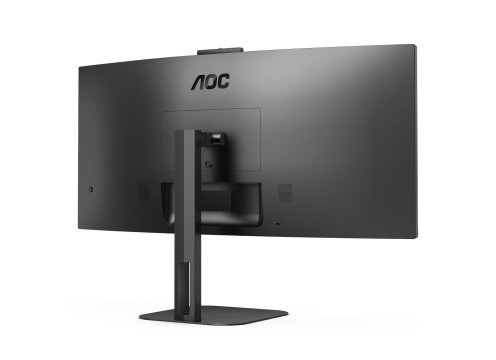 מסך מחשב קעור עם מצלמת רשת AOC 34" VA QHD 100Hz 1ms 1500R