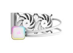 Corsair iCUE H100i RGB ELITE 240mm White Liquid CPU Cooler