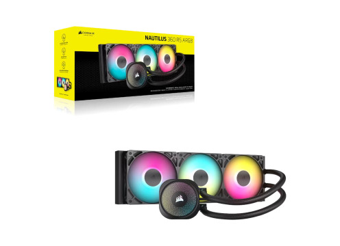 קירור נוזלי למעבד Corsair NAUTILUS 360 RS ARGB