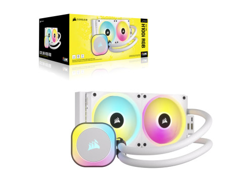 Corsair iCUE LINK H100i RGB AIO 240mm White Liquid CPU Cooler