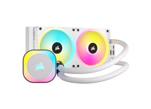 Corsair iCUE LINK H100i RGB AIO 240mm White Liquid CPU Cooler