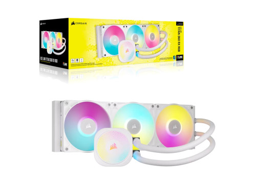 קירור נוזלי למעבד Corsair iCUE LINK TITAN 360 RX RGB AIO White