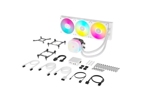 קירור נוזלי למעבד Corsair iCUE LINK TITAN 360 RX RGB AIO White