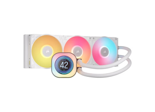Corsair iCUE LINK TITAN 360 RX LCD AIO Liquid CPU Cooler White