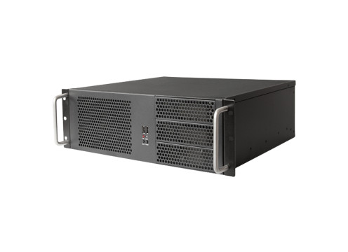 מארז תעשייתי 3U קומפקטי Rackmount ללוחות iStarUSA MicroATX תומך ספק כוח PS2