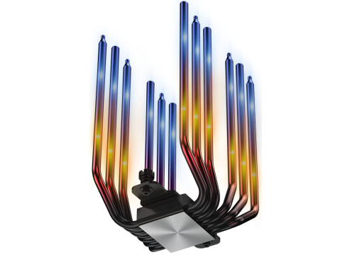 Coolleo Etian P60T Symphony V2 ARGB Black CPU Cooler