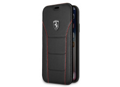 CG Mobile כיסוי ספר מעור לאייפון XS MAX בצבע שחור פרארי 488 רשמי