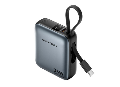 סוללת גיבוי ניידת Vention 10000mAh 35W USB-C Mini
