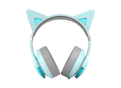 אוזניות קשת אלחוטיות לגיימינג עם מיקרופון מובנה Edifier G5BT NC צבע כחול