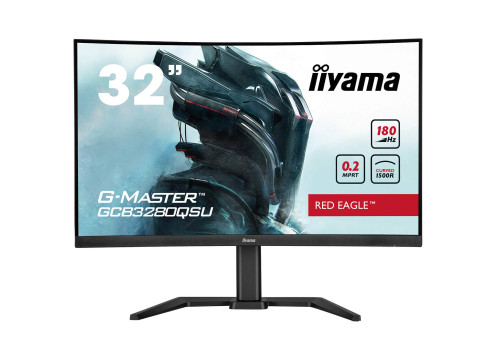מסך מחשב קעור לגיימינג IIYAMA 31.5" G-Master VA WQHD 180Hz 0.2ms 1500R
