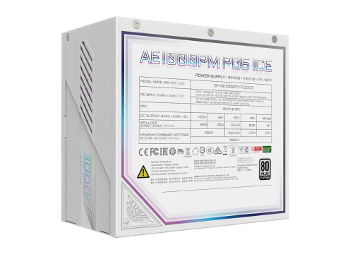 ספק כוח Gigabyte ELITE P1000W ICE 1000W PCIe 5.0 80+ Platinum Modular