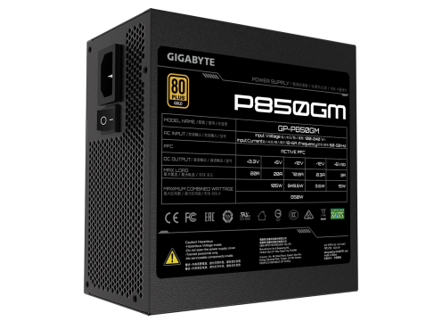 Gigabyte PSU 850W PFC Gold 80+ Modular