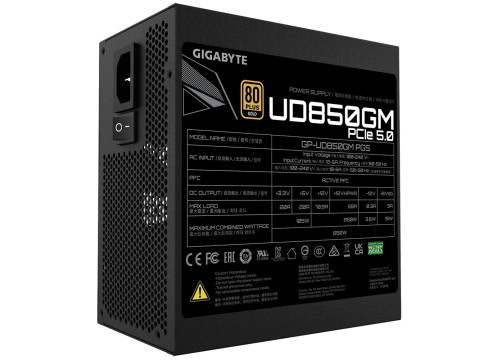 Gigabyte PSU 850W (ATX3.0) Gold 80+ Modular