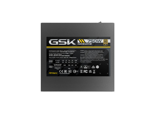ספק כח Antec GSK 750W ATX3.1 80+ Gold Full Modular