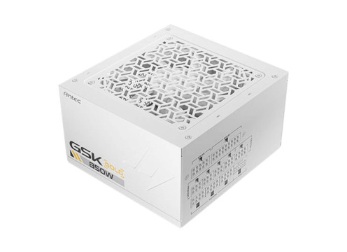 ספק כוח Antec GSK 850W ATX3.1 80+ Gold Full Modular White