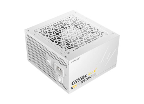 ספק כוח Antec GSK 850W ATX3.1 80+ Gold Full Modular White