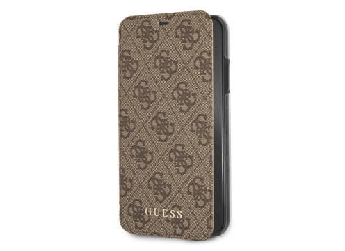 CG Mobile כיסוי ספר לאייפון XR בצבע חום GUESS רשמי