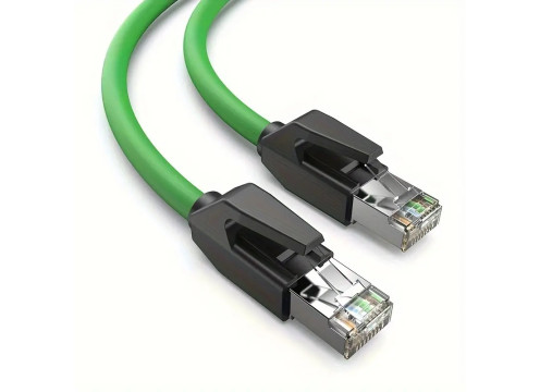 Vention CAT6a SFTP Industrial Flexible Patch Cable 0.5M Green