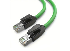 כבל רשת 0.3 מטר Vention CAT6a SFTP 0.3M Green