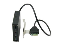 IPPON PCI-E Card USB3.0 4-Ports + 3.5" Bay Kit