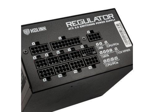 ספק כוח Kolink PSU Regulator 1000W (ATX 3.0) 80 PLUS Gold