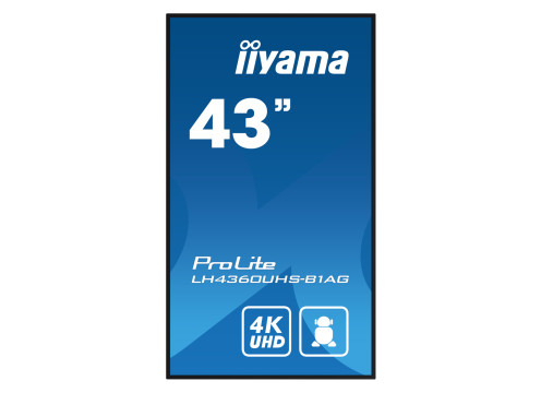 IIYAMA 43" ProLite 4K VA Professional Digital Signage Display 24/7 Android