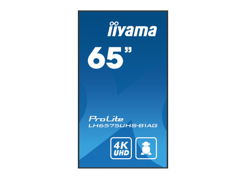 מסך שילוט דיגיטלי IIYAMA 65” ProLite 4K Android IPS