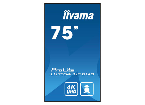 מסך שילוט דיגיטלי IIYAMA 75” ProLite 4K Android IPS