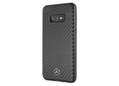 CG Mobile כיסוי קשיח מעור לגלקסי S10 LITE בצבע שחור מרצדס רשמי