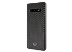 CG Mobile כיסוי קשיח מעור לגלקסי +S10 בצבע שחור מרצדס רשמי